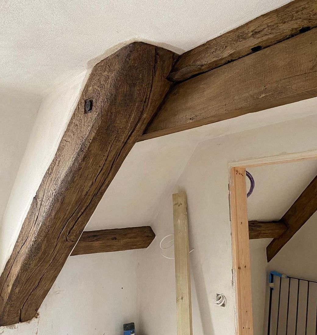 painted beams
